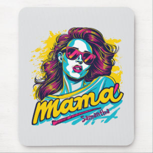 Tapis De Souris Personnalisé Retro Mama Pop Art (12)