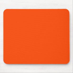 Tapis De Souris Personnalisé rouge orange unique couleur