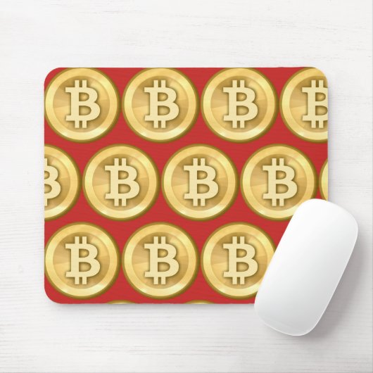 Tapis De Souris Personnaliser Bitcoins (Avec souris)
