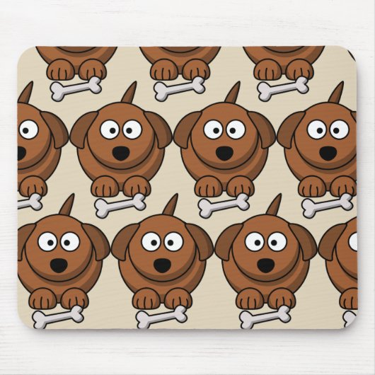 Tapis De Souris Personnaliser Chien mignon pour les enfants (Devant)