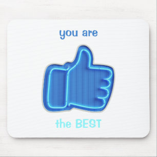 Tapis De Souris Personnaliser Cool Neon Hand