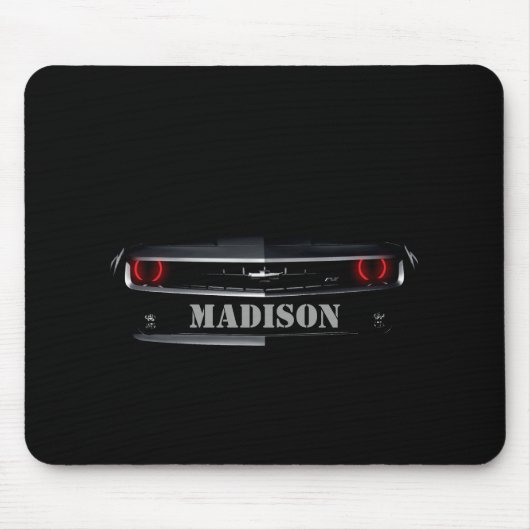 Tapis De Souris Personnaliser Cool noir Chevy Camaro (Devant)