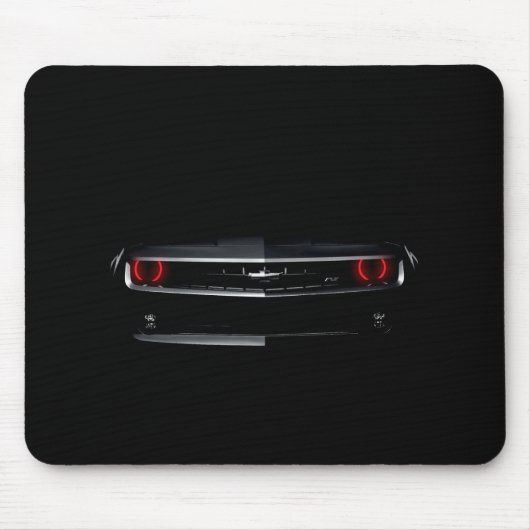 Tapis De Souris Personnaliser Cool noir Chevy Camaro (Devant)