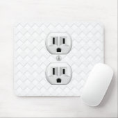 Tapis De Souris Personnaliser d'amusement de la prise de courant é (Avec souris)