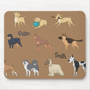 Tapis De Souris Personnaliser de la conception de la drague douce