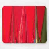 Tapis De Souris Personnaliser de motif rouge vif (Devant)