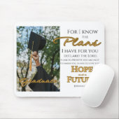 Tapis De Souris Personnaliser Jérémie 29:11 Écriture Casquette Gra (Avec souris)