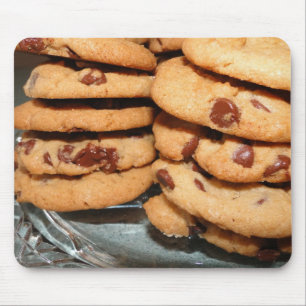 Tapis De Souris Personnaliser les biscuits dessert chocolat pépite