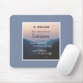 Tapis De Souris Personnaliser les fêtes d'Ordination du 40e annive (Avec souris)