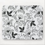 Tapis De Souris Personnaliser Motif Floral Noir<br><div class="desc">Personnaliser Motif Floral Noir. Modifiez la couleur arrière - plan.</div>