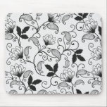 Tapis De Souris Personnaliser Motif Floral Noir<br><div class="desc">Personnaliser Motif Floral Noir. Modifiez la couleur arrière - plan.</div>