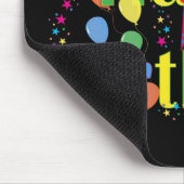 Tapis De Souris Personnaliser Nom Anniversaire Fête Art (Coin)