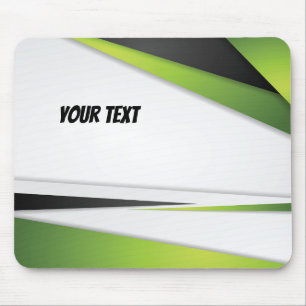Tapis De Souris Personnaliser vert blanc