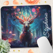 Tapis De Souris Personnalité de Floral Deer