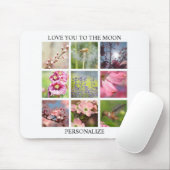 Tapis De Souris Personnalized Text and Photo Collage (Avec souris)