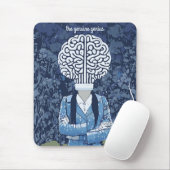 Tapis De Souris Personne de cerveau (Avec souris)