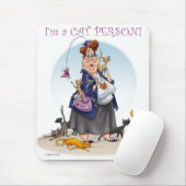 Tapis De Souris personne de chat (Avec souris)