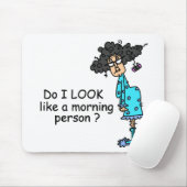 Tapis De Souris Personne Du Matin (Avec souris)