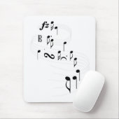Tapis De Souris Personnel et notes Mousepad d'enroulement (Avec souris)