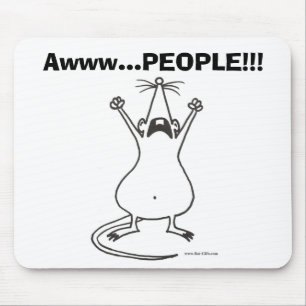 Tapis De Souris PERSONNES d'Awww… ! ! ! Rat Mousepad