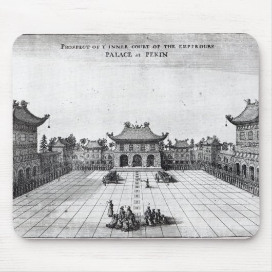Tapis De Souris Perspective de la cour intérieure (Devant)