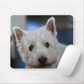 Tapis De Souris Pestie ultra mite Westie White Terrier (Avec souris)