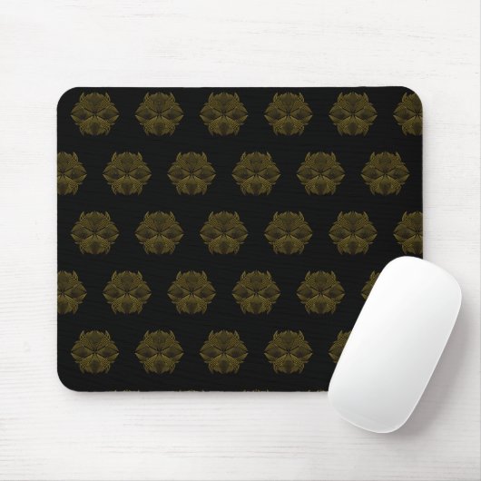 Tapis De Souris pétale de fleur d'or (Avec souris)