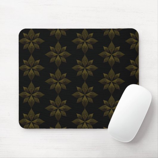 Tapis De Souris pétale de fleur d'or (Avec souris)