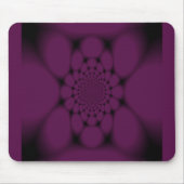 Tapis De Souris Pétale de papillon noir pourpre (Devant)