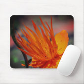 Tapis De Souris Pétales à fleurs orange jaune (Avec souris)