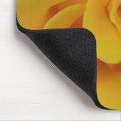 Tapis De Souris Pétales de rose jaune romantiques (Coin)