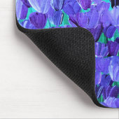 Tapis De Souris Pétales pourpres (Coin)