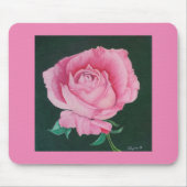 Tapis De Souris Pétales roses Mousepad (Devant)