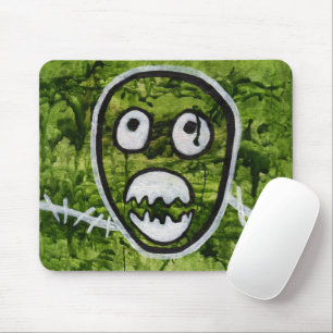 Tapis De Souris Pete la graine crâne drôle monstre artistique fant