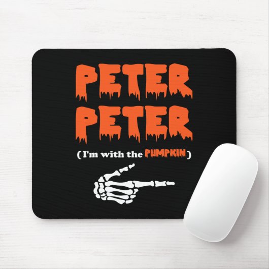 Tapis De Souris Peter Peter est avec le citrouille (Avec souris)