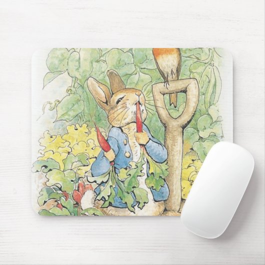 Tapis De Souris Peter Rabbit In The Garden - Beatrix Potter (Avec souris)