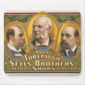 Tapis De Souris Peter Sells, Adam Forepaugh Et Lewis Sells (Devant)