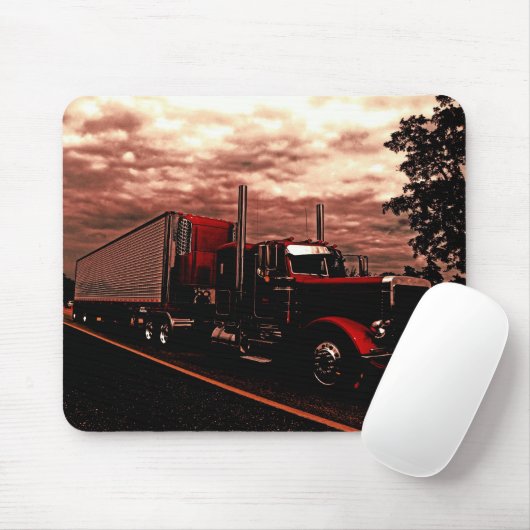 Tapis De Souris Peterbilt 379 de M Horning éditent Mousepad (Avec souris)