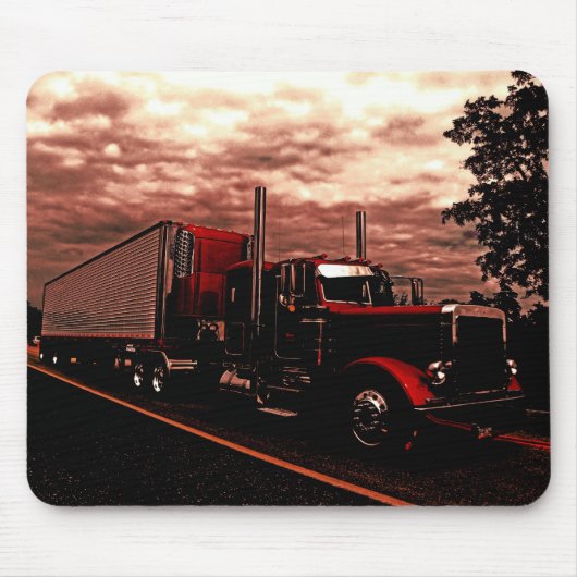 Tapis De Souris Peterbilt 379 de M Horning éditent Mousepad (Devant)