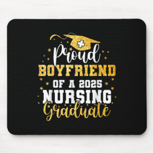Tapis De Souris Petit ami fier Cl de la promotion 2025 diplômé en