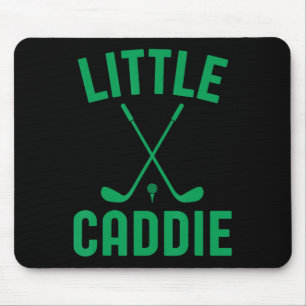 Tapis De Souris Petit Caddie Club de Golf Golfeur Golfant Enfants