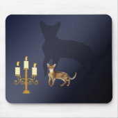 Tapis De Souris Petit chat avec une énorme mousepad d'ombre (Devant)