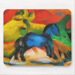 Tapis De Souris Petit cheval bleu Mousepad