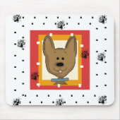 Tapis De Souris Petit chien Brown (Devant)