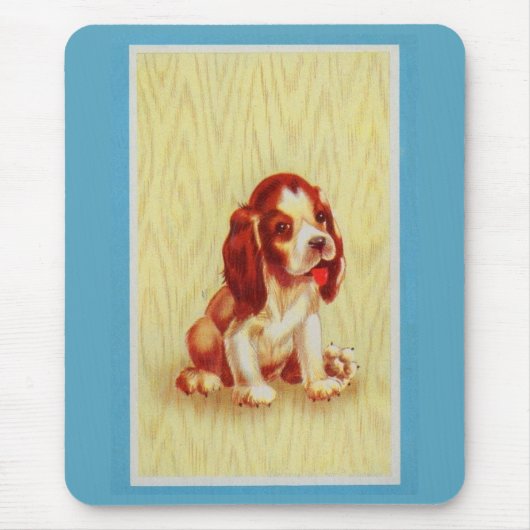 Tapis De Souris petit chiot beagle mignon (Devant)