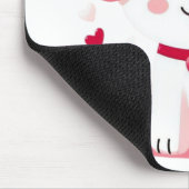 Tapis De Souris Petit chiot de la Saint-Valentin (Coin)