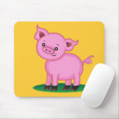 Tapis De Souris Petit cochon mûr (Avec souris)