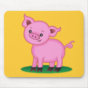 Tapis De Souris Petit cochon mûr