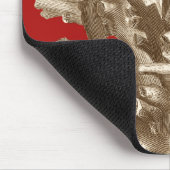 Tapis De Souris Petit corail en rouge (Coin)