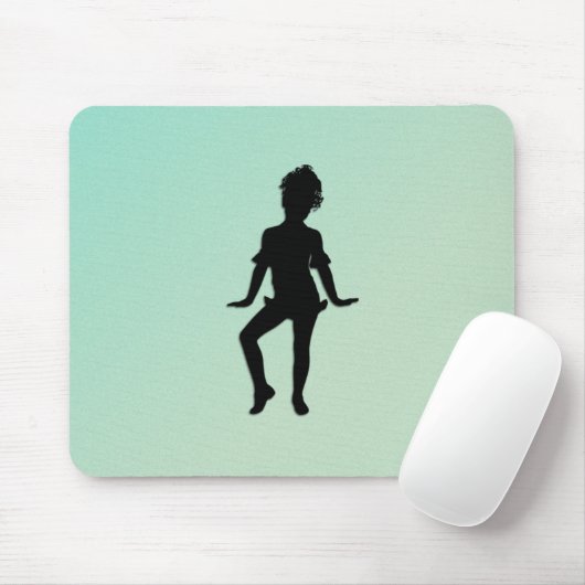 Tapis De Souris Petit Danseur Vert (Avec souris)